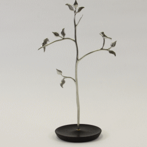 Accessory Stand 木と小鳥／黒）